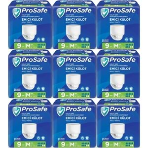 Prosafe Emici Külot Hasta Bezi Orta-Medium 81 Adet (9PK*9)