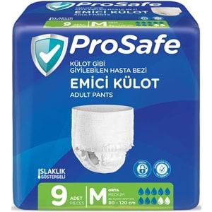 Prosafe Emici Külot Hasta Bezi Orta-Medium 81 Adet (9PK*9)