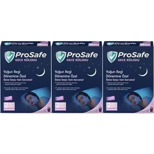 Prosafe Gece Külodu / Külot (Yoğun Regl Dönemine Özel) (6 Lı Set) (3PK*2)