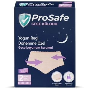 Prosafe Gece Külodu / Külot (Yoğun Regl Dönemine Özel) (6 Lı Set) (3PK*2)