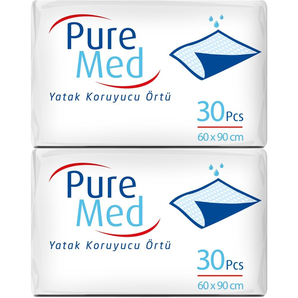 Puremed Hasta Yatak Koruyucu 60*90Cm 60 Adet (2PK*30)