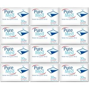 Puremed Hasta Yatak Koruyucu 90*180CM 360 Adet (12PK*30)