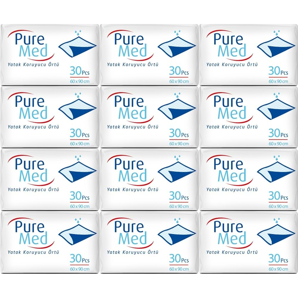 Puremed Hasta Yatak Koruyucu 60*90Cm 360 Adet (12PK*30)