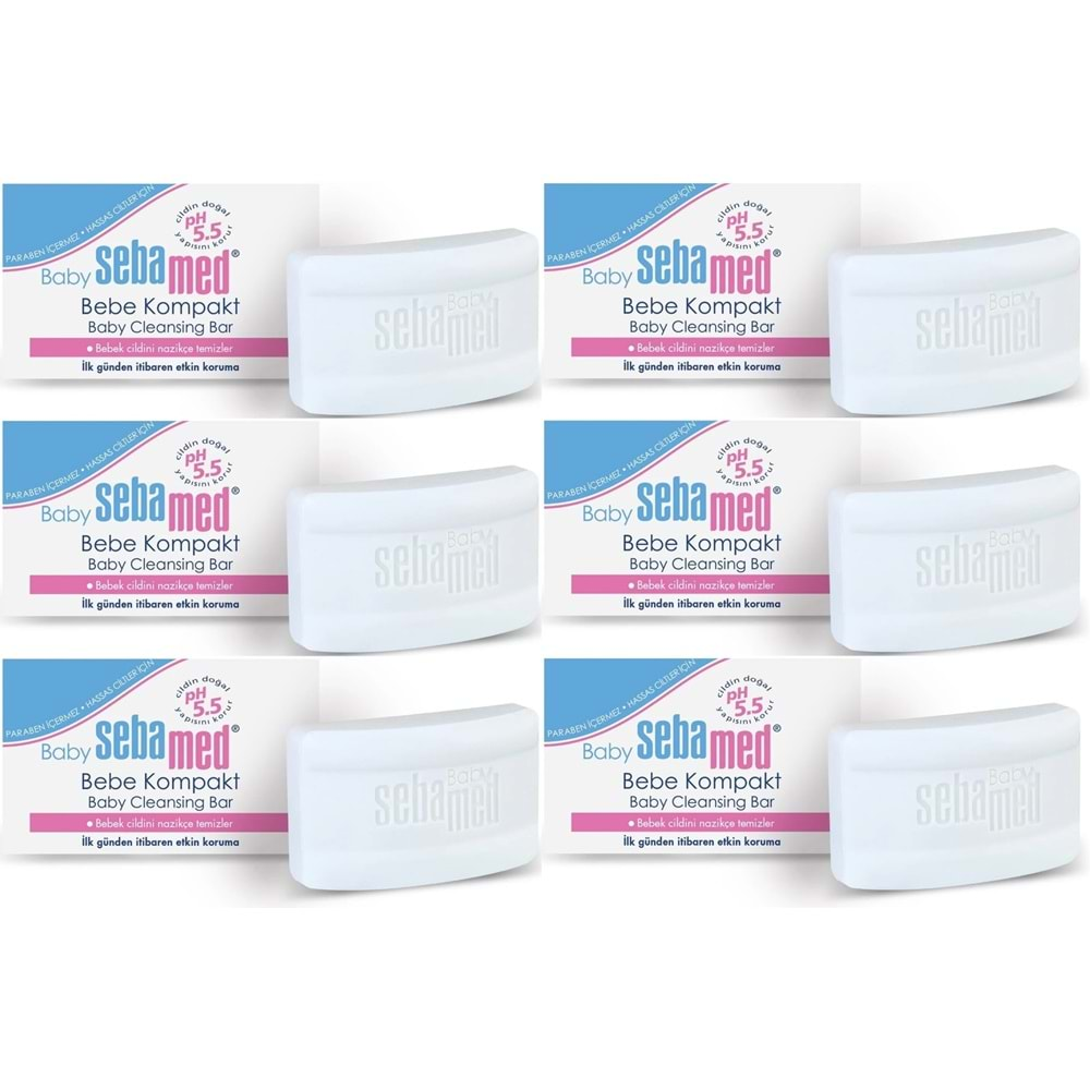 Sebamed Bebek Sabunu 100Gr Kompakt (6 Lı Set)