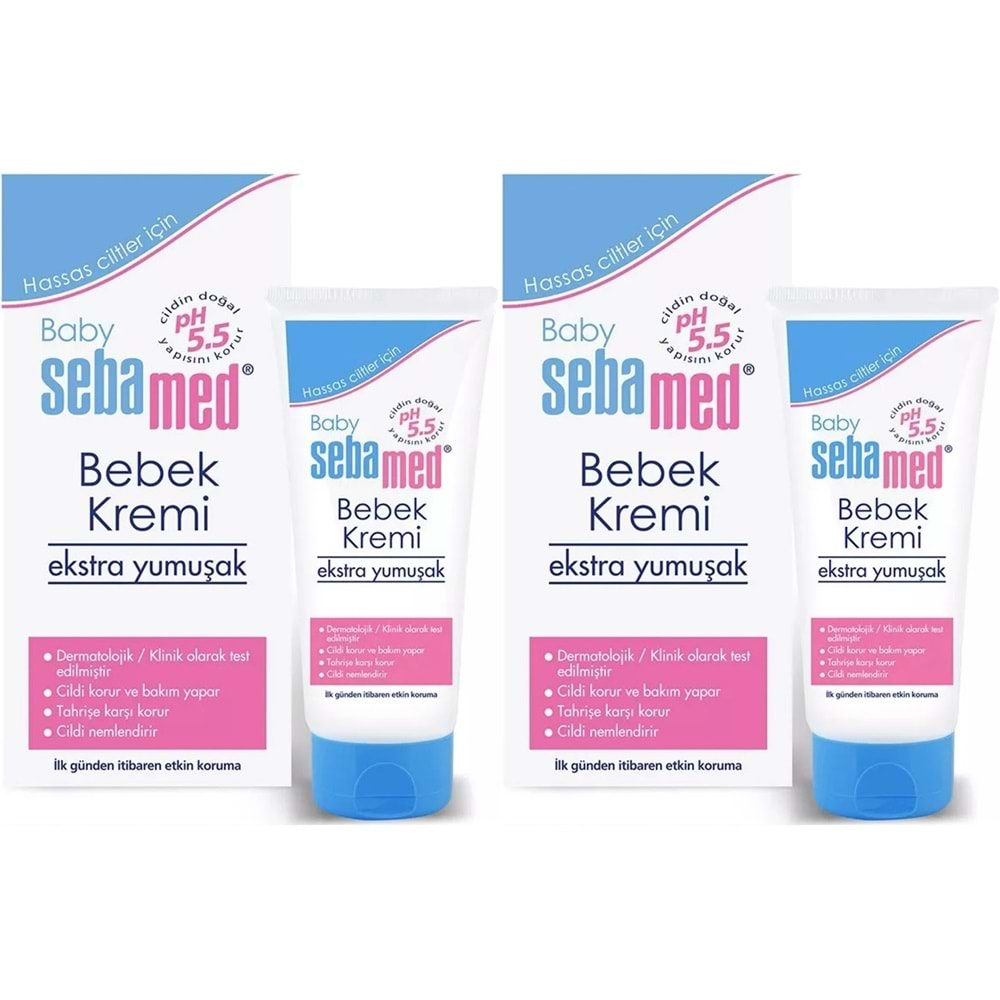 Sebamed Bebek Kremi 200ML (Ekstra Yumuşak) (2 Li Set)