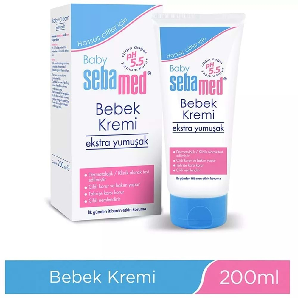 Sebamed Bebek Kremi 200ML (Ekstra Yumuşak) (2 Li Set)