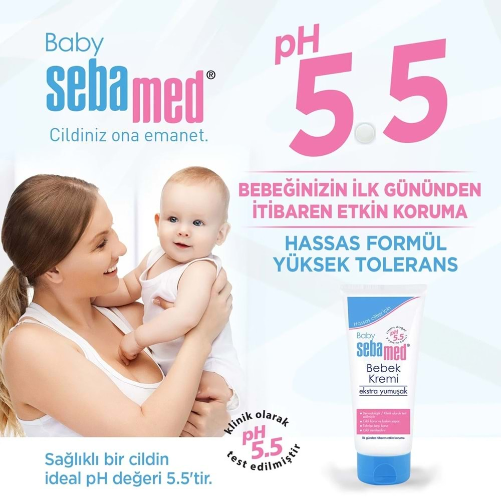 Sebamed Bebek Kremi 200ML (Ekstra Yumuşak) (3 Lü Set)