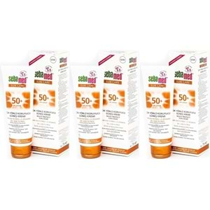 Sebamed Sun Care Çok Yönlü Koruyucu Güneş Kremi 75ML SPF 50+ Faktör (3 Lü Set)