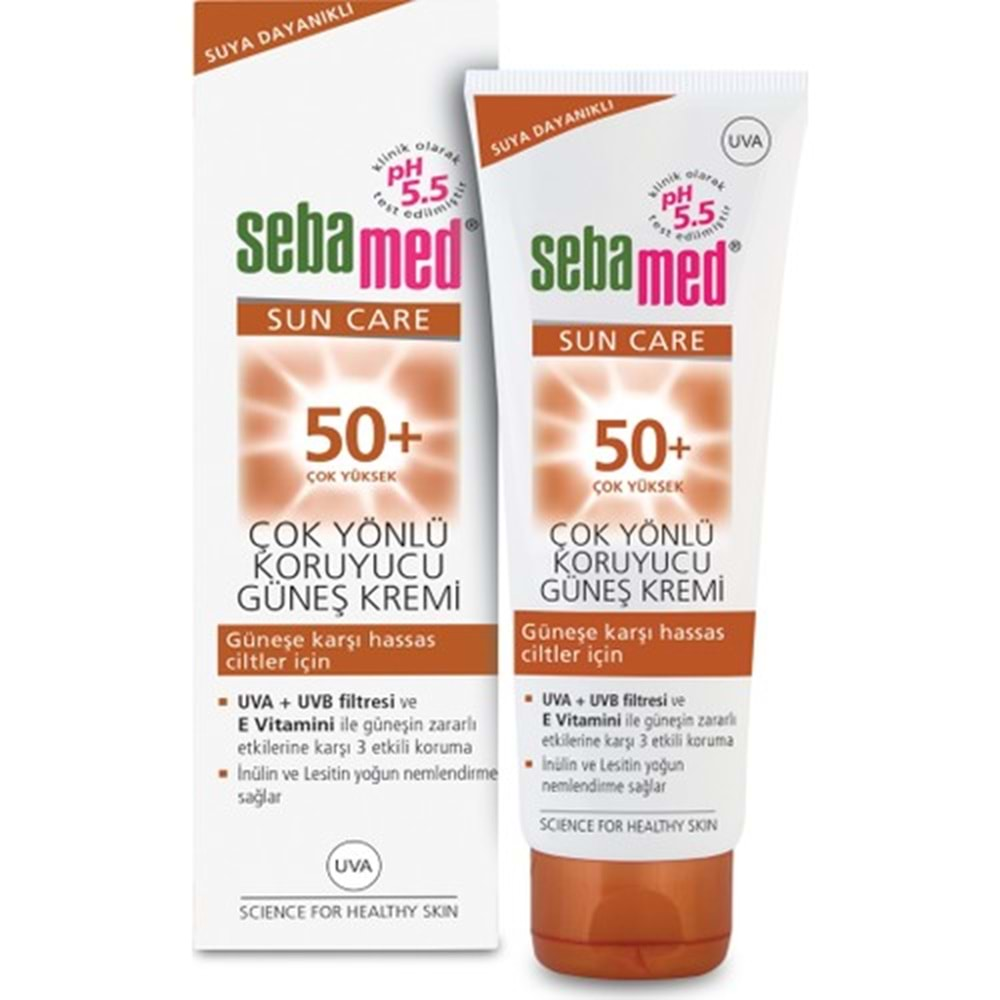 Sebamed Sun Care Çok Yönlü Koruyucu Güneş Kremi 75ML SPF 50+ Faktör (3 Lü Set)