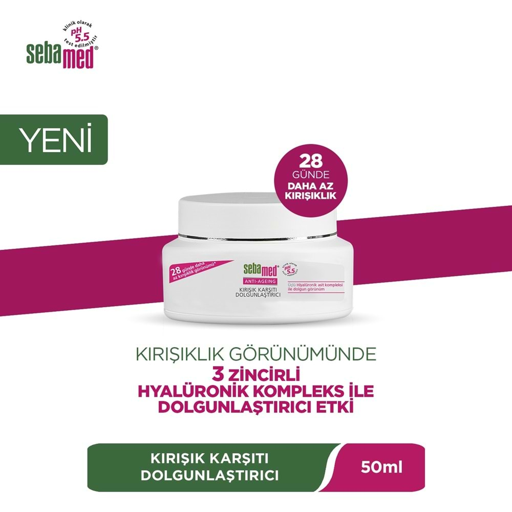 Sebamed Kırışıklık Karşıtı Dolgunlaştırıcı Antı-Ageıng Krem 50ML (2 Li Set)