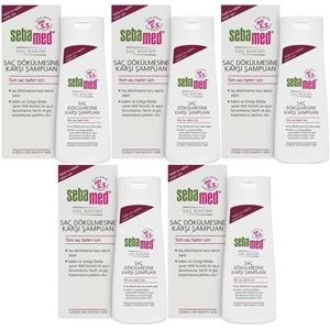 Sebamed Şampuan 400ML Saç Dökülmesine Karşı (Tüm Saç Tipleri için) (5 Li Set)