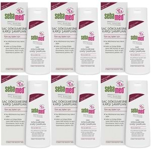 Sebamed Şampuan 400ML Saç Dökülmesine Karşı (Tüm Saç Tipleri için) (6 Lı Set)