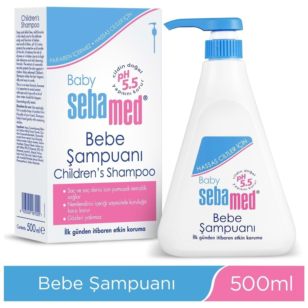 Sebamed Bebek Kremi 200ML+ Sebamed Bebek Şampuanı 500ML +Sebamed Bebek Pişik Kremi 50ML Avantaj Set