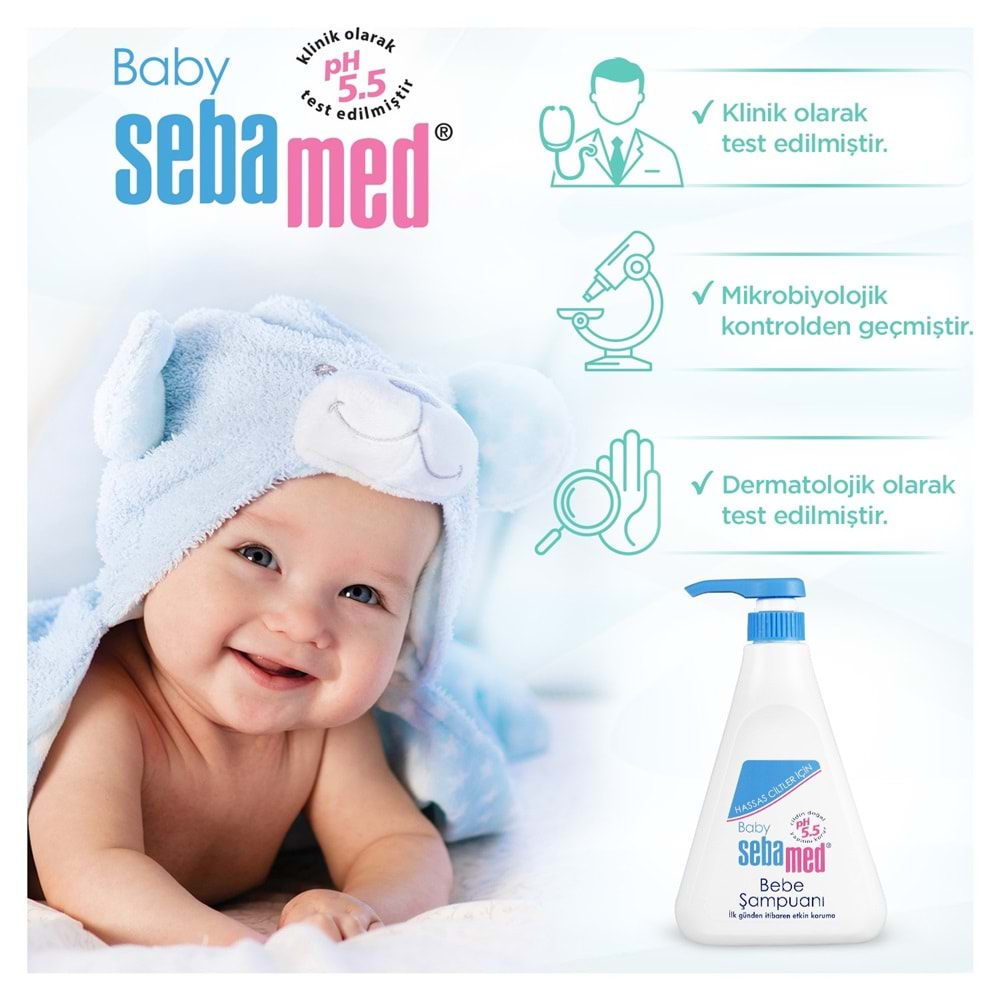 Sebamed Bebek Kremi 200ML+ Sebamed Bebek Şampuanı 500ML +Sebamed Bebek Pişik Kremi 50ML Avantaj Set