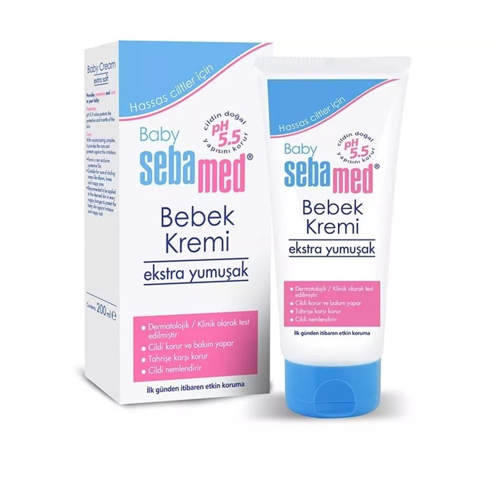 Sebamed Bebek Kremi 200ML+ Sebamed Bebek Şampuanı 500ML +Sebamed Bebek Pişik Kremi 50ML Avantaj Set