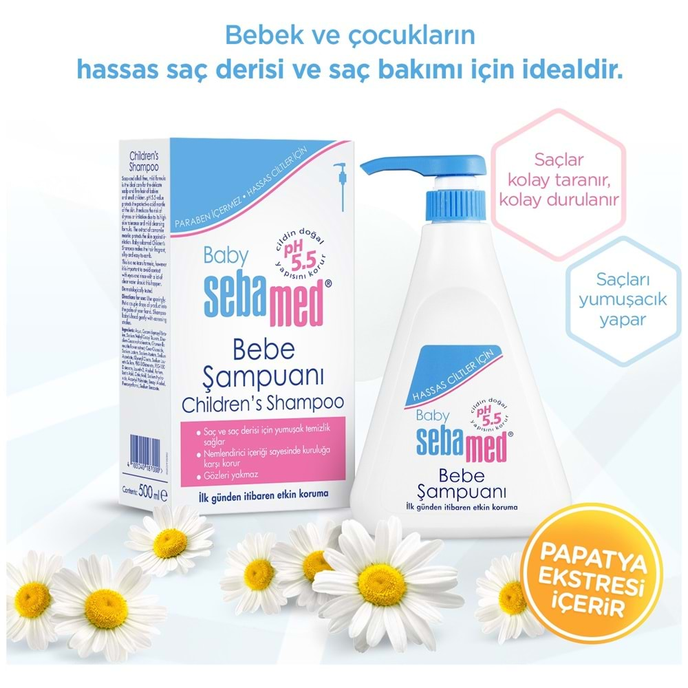 Sebamed Bebek Kremi 200ML+ Sebamed Bebek Şampuanı 500ML +Sebamed Bebek Pişik Kremi 50ML Avantaj Set