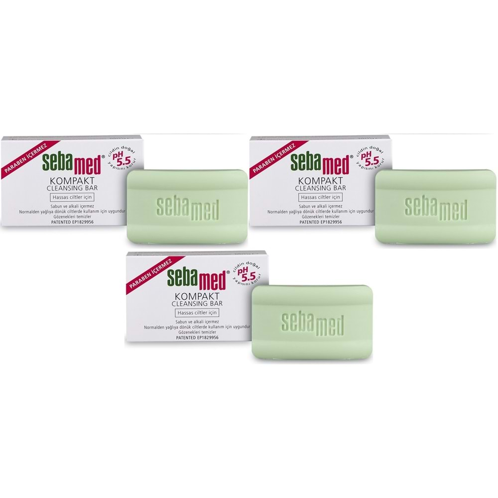 Sebamed Sabun Kompakt Hassas Cilt 100GR (3 Lü Set)