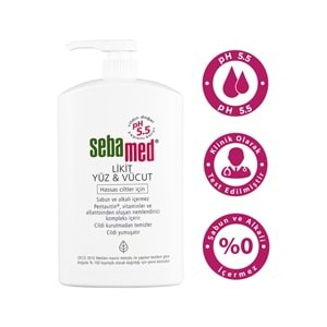 Sebamed Yüz ve Vücut Temizleyici Likit 1000ML (5 Li Set)