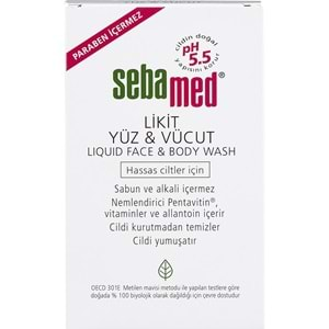 Sebamed Yüz ve Vücut Temizleyici Likit 200ML (2 Li Set)