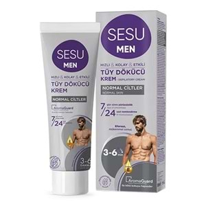 Sesu Tüy Dökücü Krem For Men 100ML (4 Lü Set)