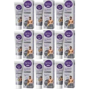 Sesu Tüy Dökücü Krem For Men 100ML (9 Lu Set)