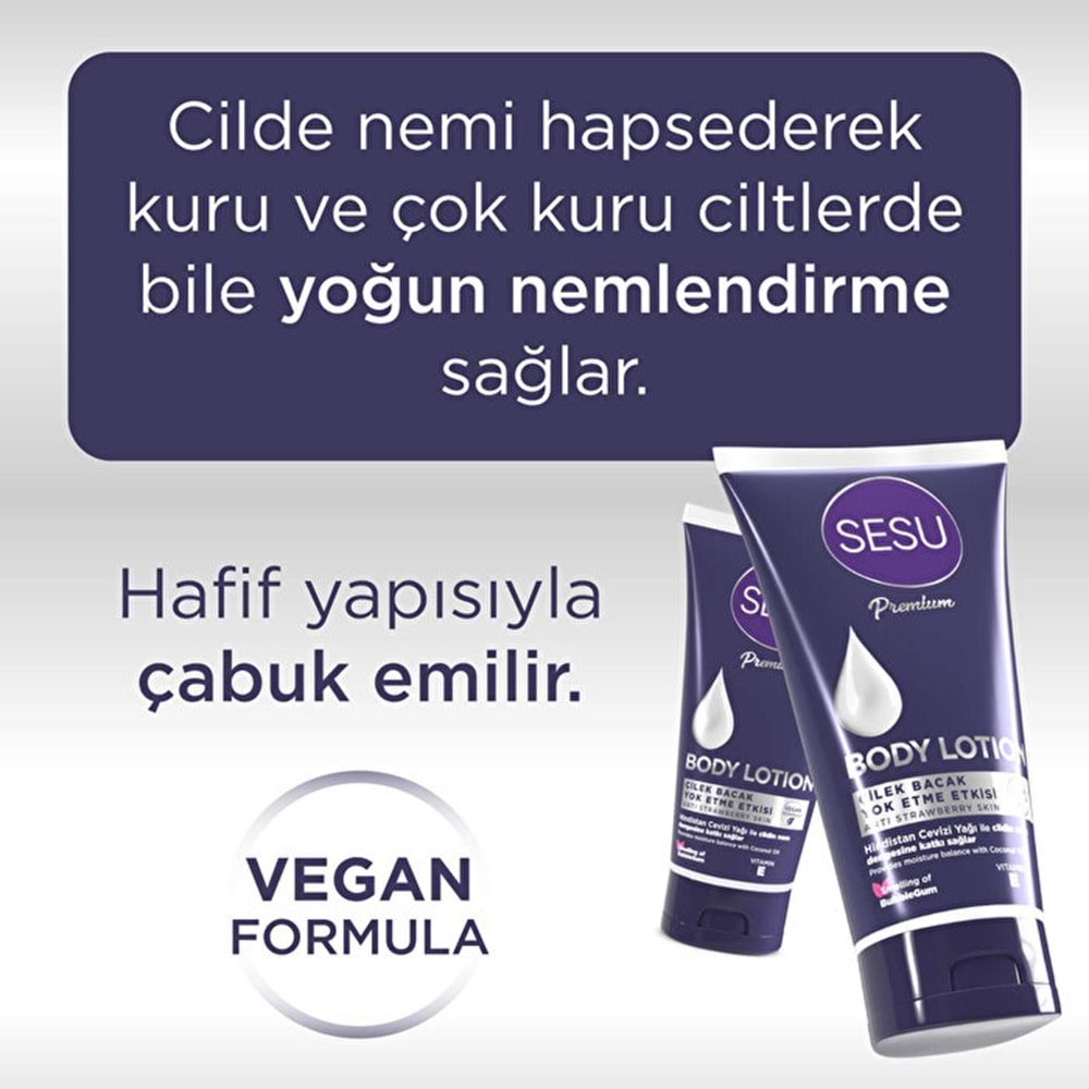 Sesu Vücut Losyonu 175ML (Body Lotıon) (5 Li Set)