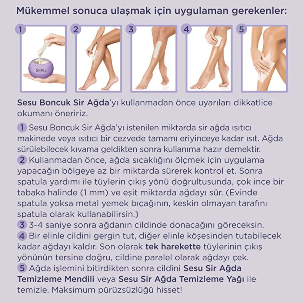 Sesu Boncuk Sir Ağda 250GR Soft (5 Li Set)