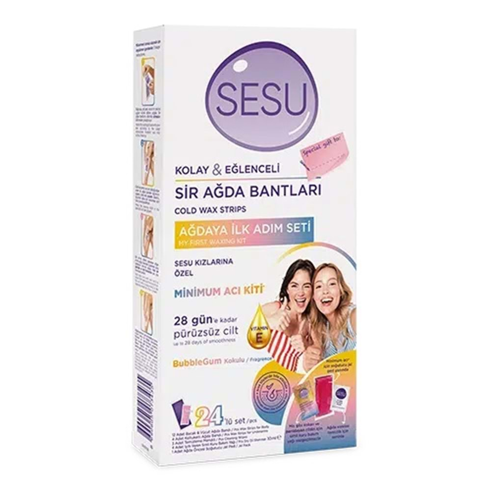 Sesu Sir Ağda Bandı 24 Lü Pk (Ağdaya İlk Adım Serisi) (4 Lü Set)