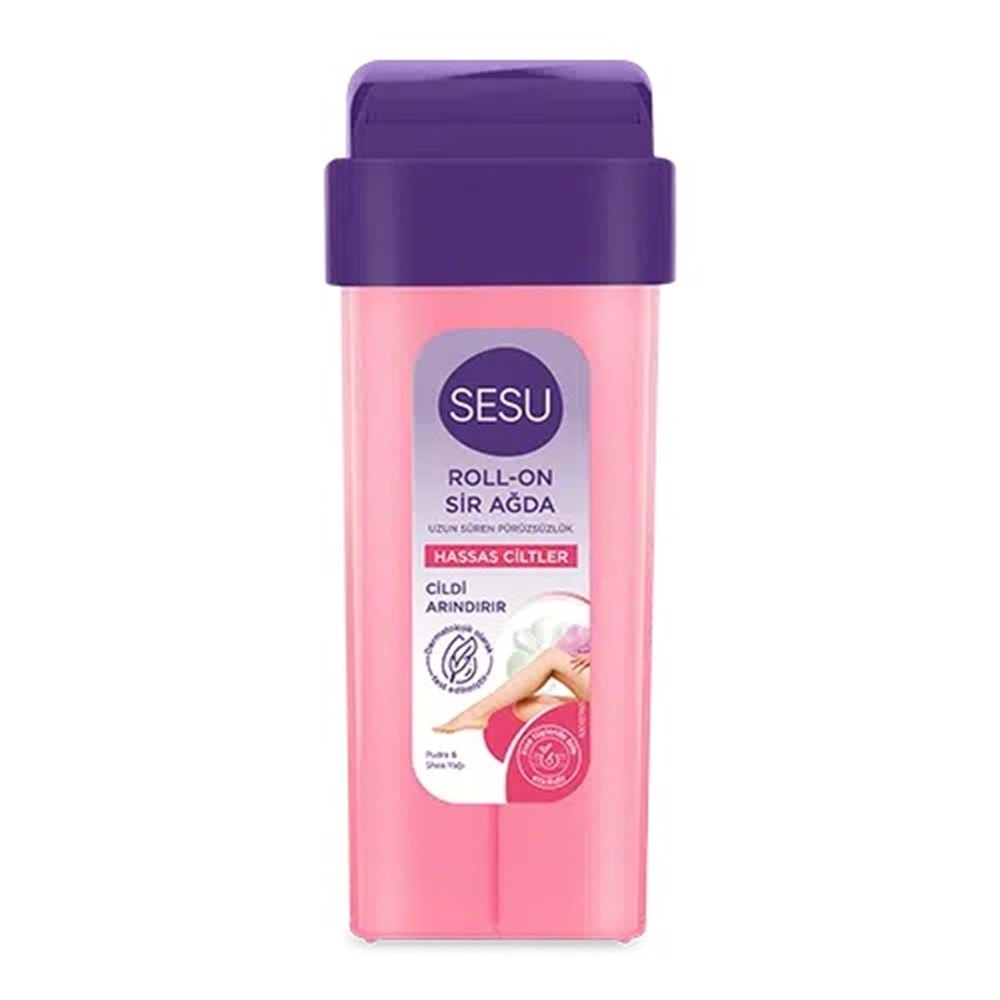 Sesu Roll-On Sir Ağda 100ML Pembe Hassas Cilt (2 Li Set)