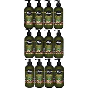 Sleepy Sıvı Sabun Premium 500ML Green Care Seri (Doğal Aloe Vera/Avokado/Adaçayı) (12 Li Set)