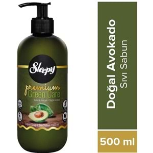 Sleepy Sıvı Sabun Premium 500ML Karma Doğal Adaçayı/Hindistan Cevizi/Lotus Çiçeği (12 Li Set)