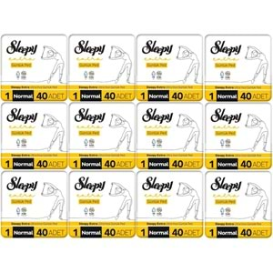 Sleepy Extra Günlük Ped Normal 480 Adet Mega Pk (12PK*40)