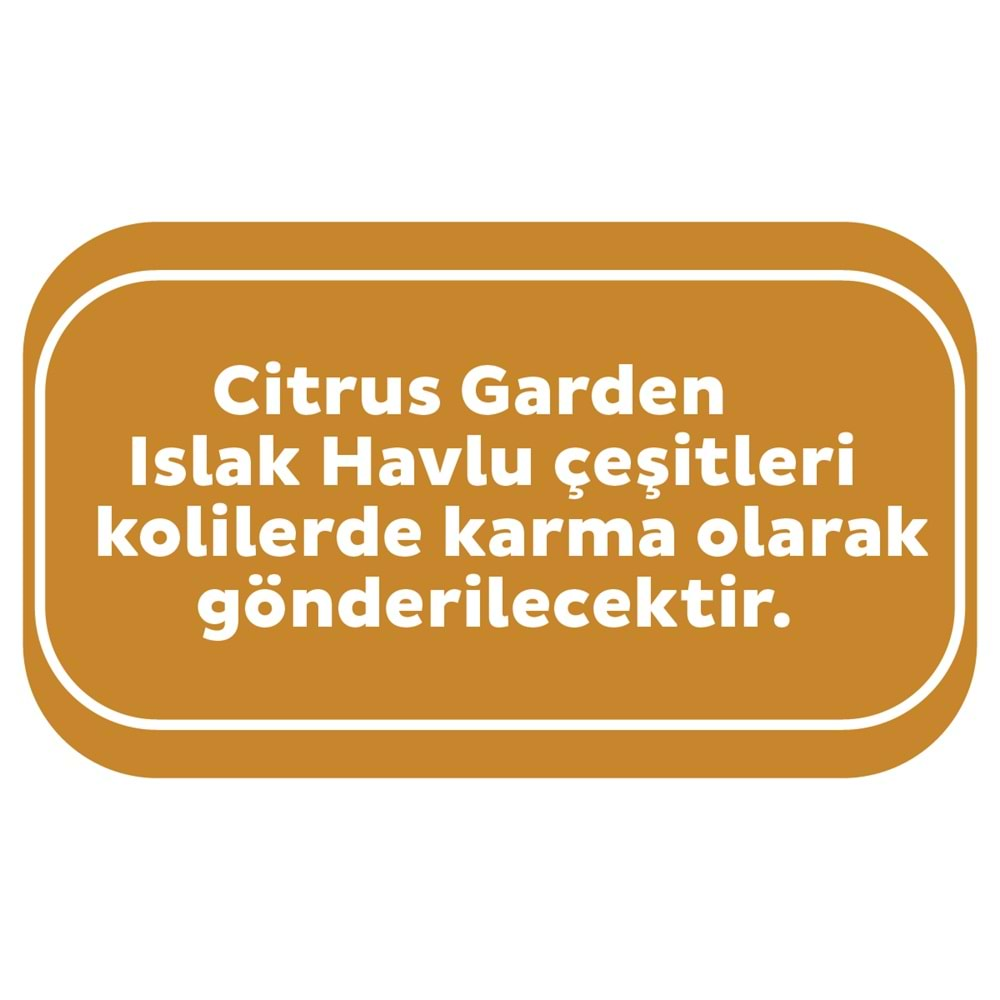 Sleepy Islak Havlu Mendil Meyve Çeşitleri 90 Yaprak (6 Lı Set) Plastik Kapaklı (Citrus Garden)