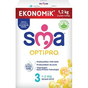 Sma Optipro 1200GR No:3 Devam Sütü (1-3 Yaş) Kutu (3 Lü Set)