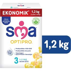 Sma Optipro 1200GR No:3 Devam Sütü (1-3 Yaş) Kutu (3 Lü Set)