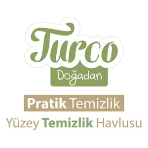 Turco Doğadan Pratik Yüzey Temizlik Havlusu 100 Yaprak Yeşil Sabun/Yeşil Çam (3 Lü Set) 300 Yaprak