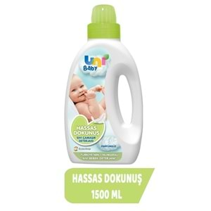 Uni Baby Çamaşır Deterjanı Sensitive 1500ML Hassas Dokunuş (Yeşil) (2 Li Set)