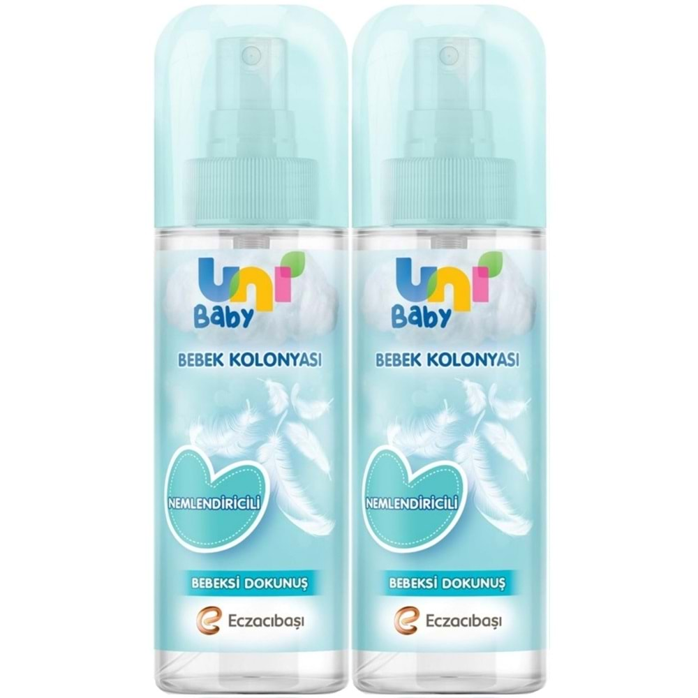 Uni Baby Bebek Kolonyası 150ML Nemlendiricili/Bebeksi Dokunuş (2 Li Set)