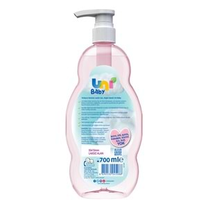 Uni Baby Bebek Kolay Tarama Saç ve Vücut Şampuanı 700ML (Pompalı) (2 Li Set)