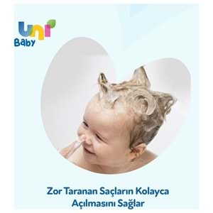 Uni Baby Bebek Kolay Tarama Saç ve Vücut Şampuanı 700ML (Pompalı) (6 Lı Set)