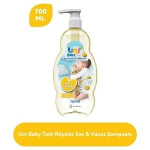 Uni Baby Bebek Şampuanı 700ML Tatlı Rüyalar (Pompalı) (6 Lı Set)