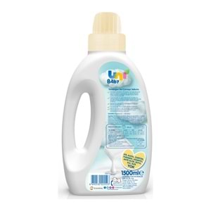 Uni Baby Yeni Doğan Çamaşır Deterjanı/Sabunu 1500ML (Sarı) (2 Li Set)