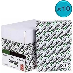 Copier Bond (Ve-Ge) A4 80GR/M2 Fotokopi Kağıdı 25000 Adet (50PK*500)