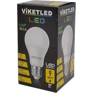 Viketled Led Ampül Beyaz-White 9W (4 Lü Set)