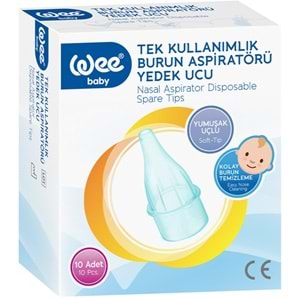 Wee Baby Burun Aspiratörü Nasal Yedek Ucu 20 Adet (2Pk*10)