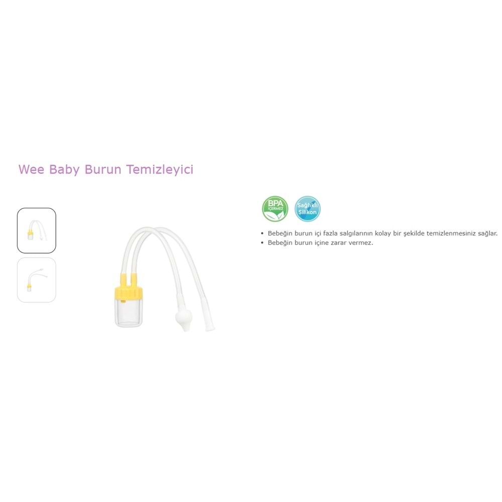 Wee Baby Burun Aspiratörü ve Temizleyici (6 Lı Set)