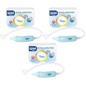 Wee Baby Burun Aspiratörü Nasal (Yeni Saklama Kabı Kutulu) (3 Lü Set)