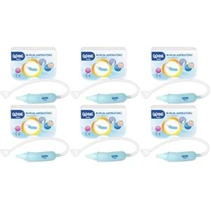 Wee Baby Burun Aspiratörü Nasal (Yeni Saklama Kabı Kutulu) (6 Lı Set)