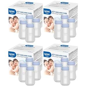 Wee Baby Süt Saklama Kabı (16 Lı Set) (Kod:126) (4PK*4)