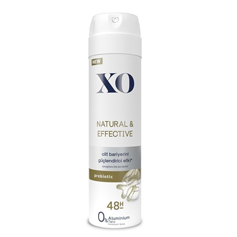 XO Deodorant 150ML Women-Kadın Natural & Effective (3 Lü Set)